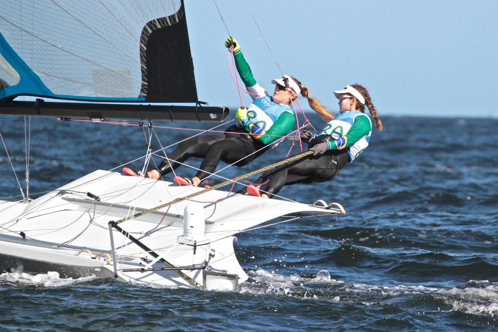 Day 6 - 49erFX August 13, 2016 - Helm Martina Grael is the second generation of the Grael sailing dynasty © Richard Gladwell www.photosport.co.nz